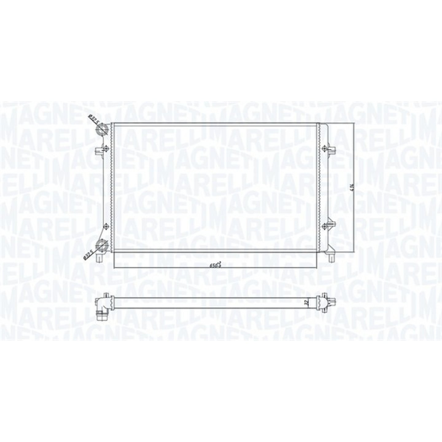 Magneti Marelli Radiateur 350213166900