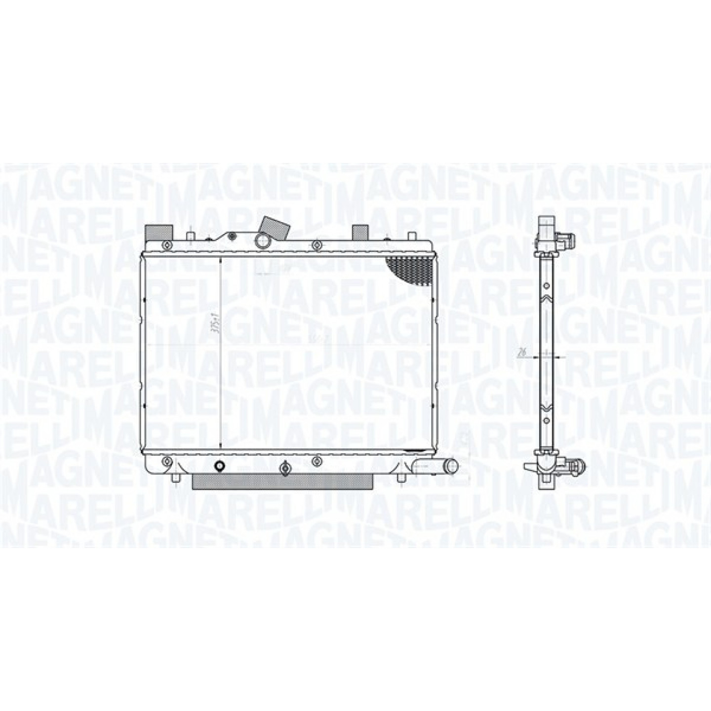 Magneti Marelli Radiateur 350213182800
