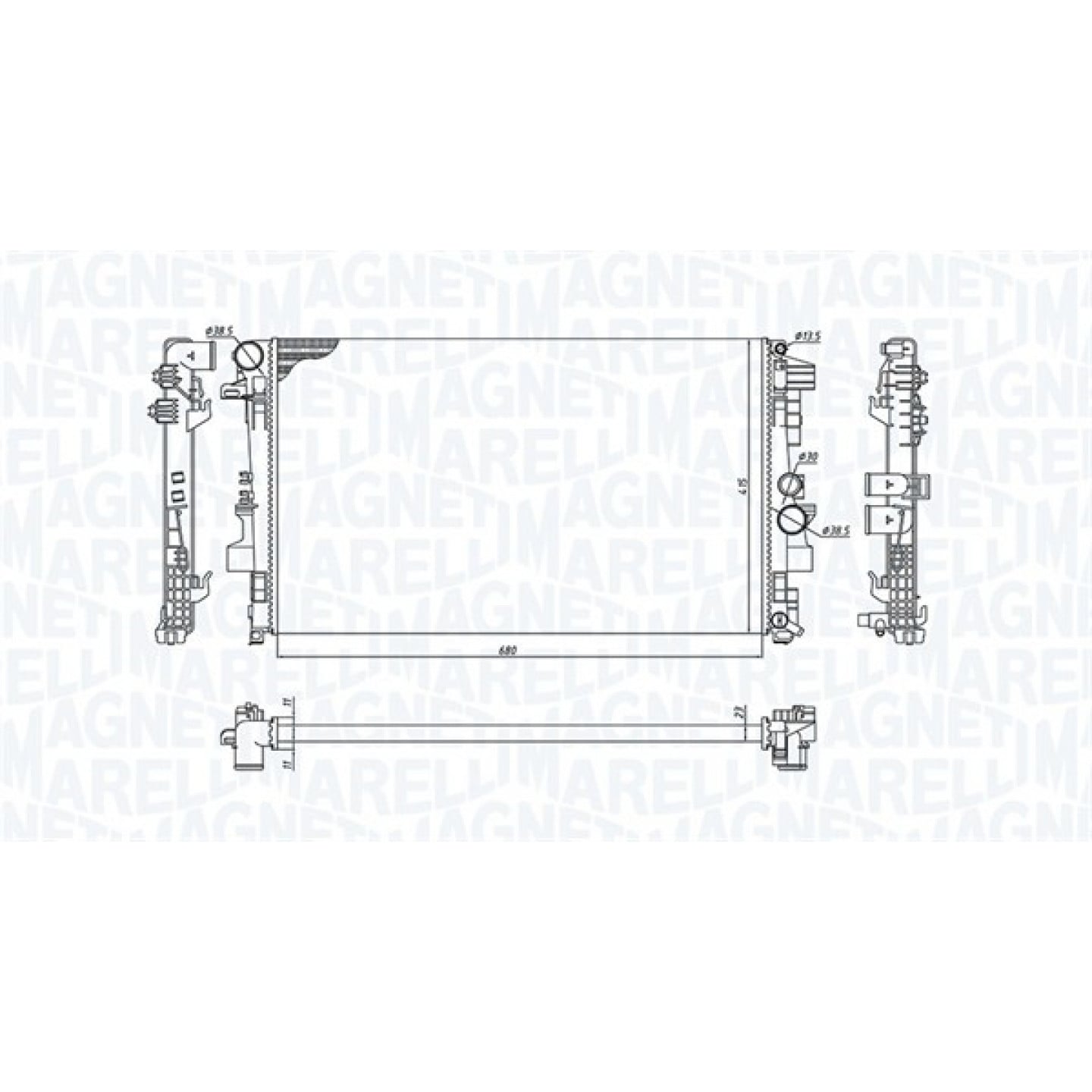 Magneti Marelli Radiateur 350213955000