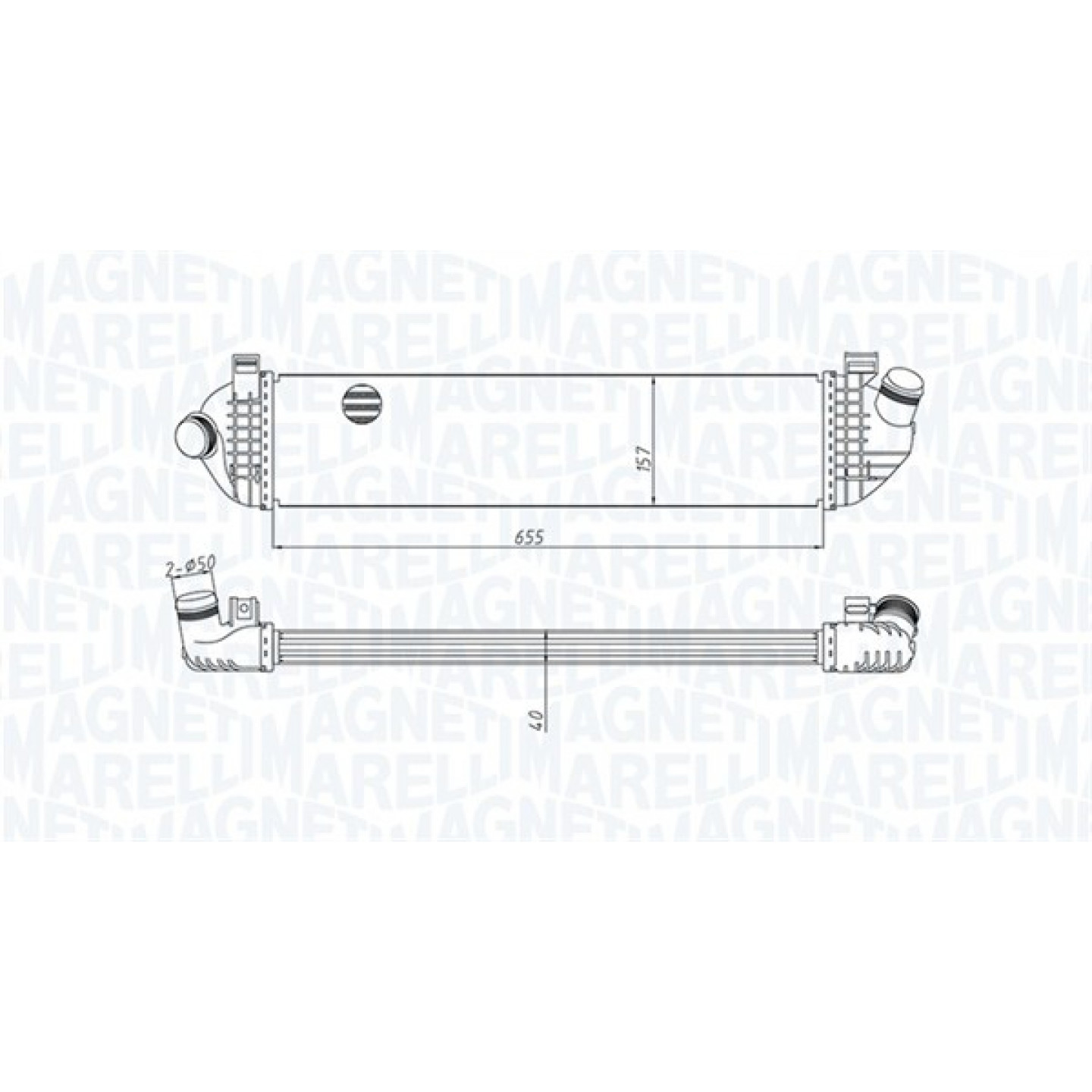 Intercooler MAGNETI MARELLI 351319204370