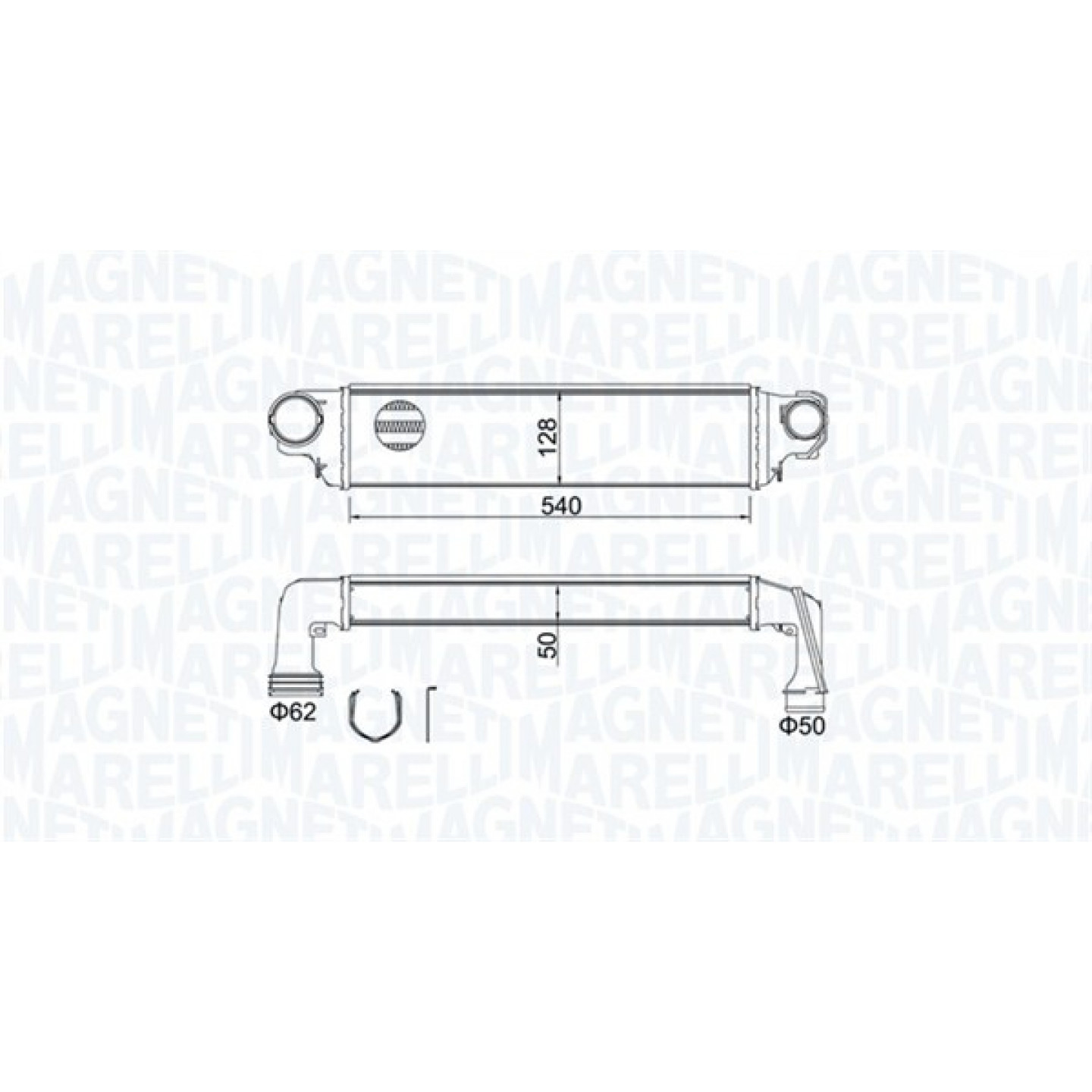 Intercooler MAGNETI MARELLI 351319204590