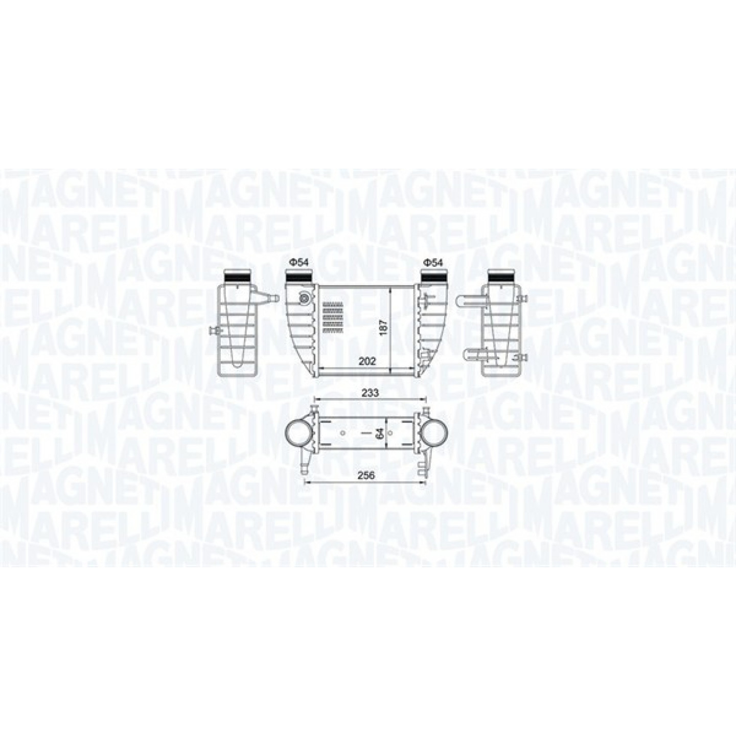 Intercooler MAGNETI MARELLI 351319204850