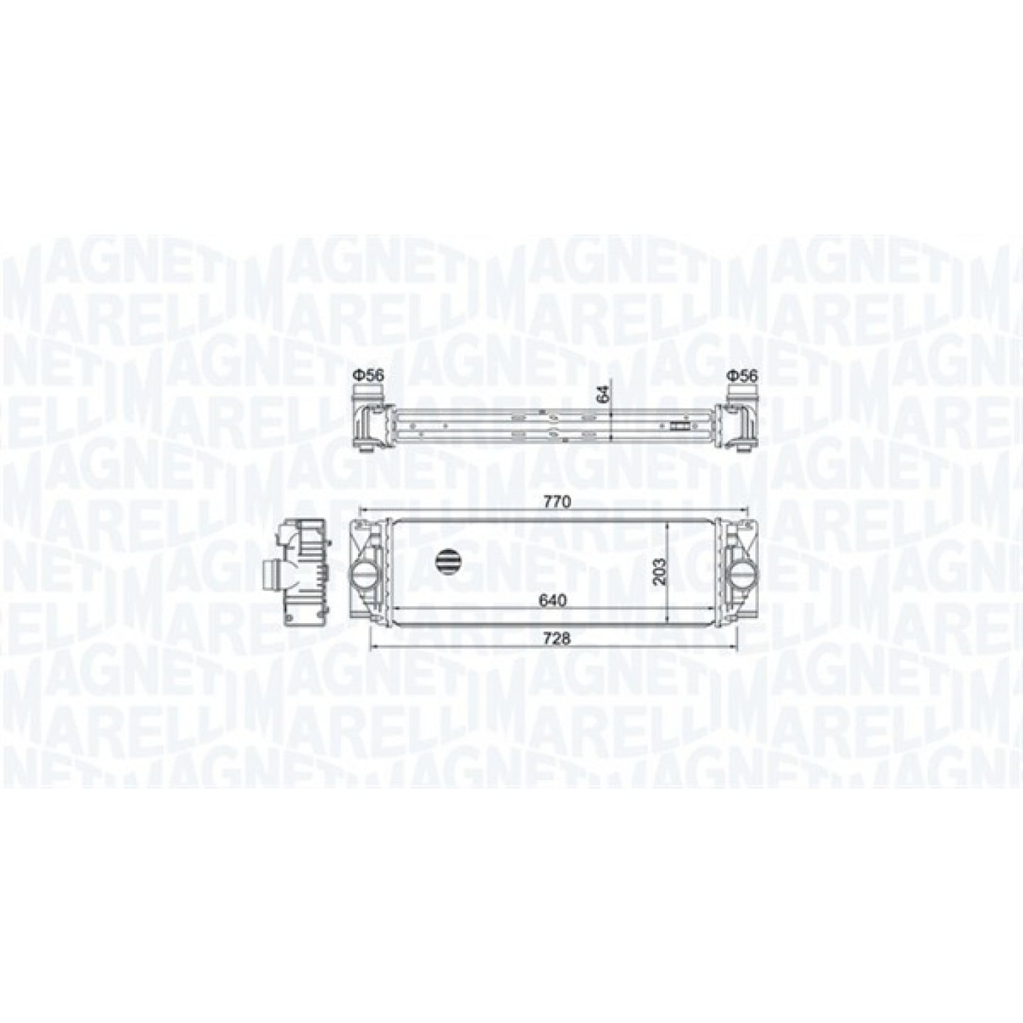 Intercooler MAGNETI MARELLI 351319205050