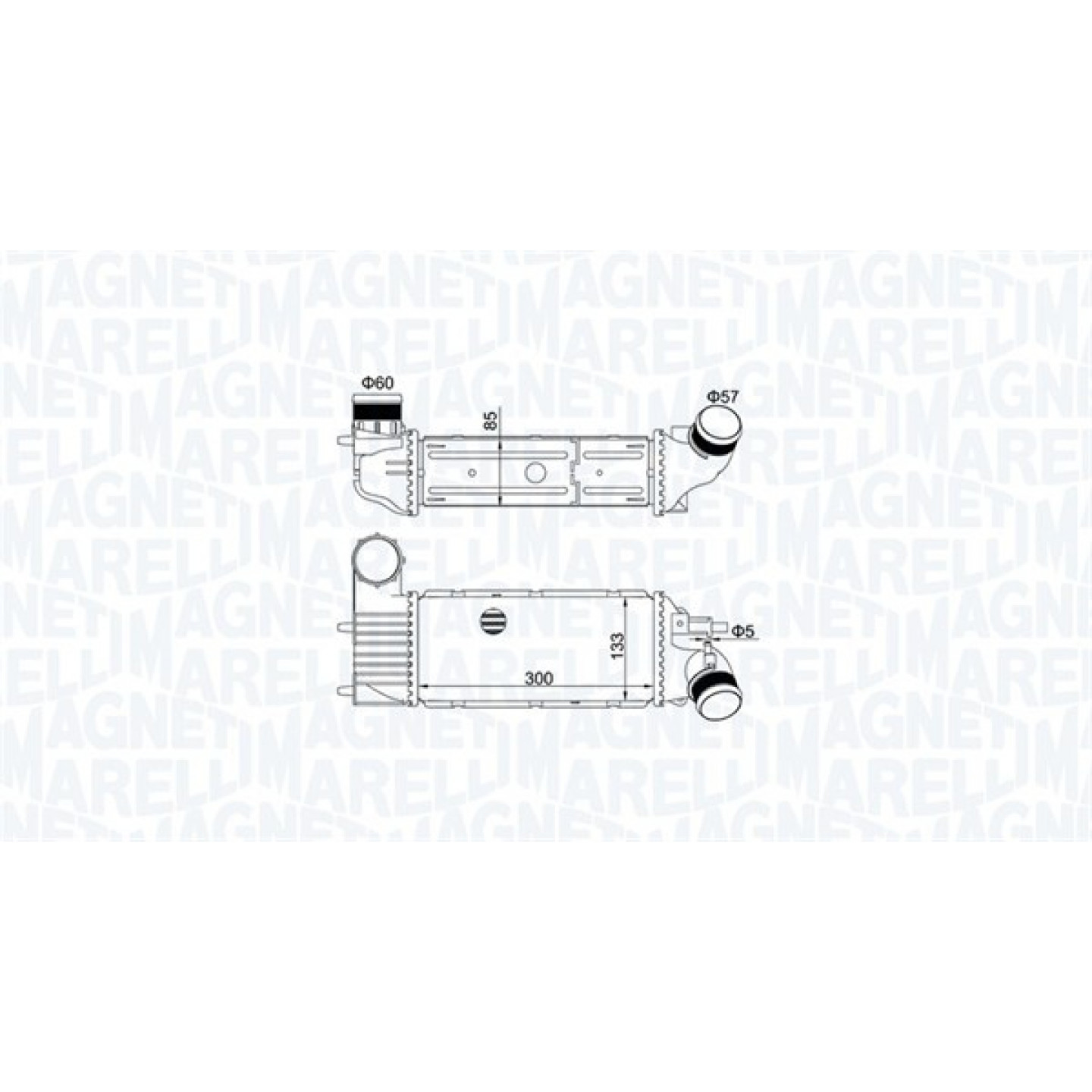 Ladeluftkøler MAGNETI MARELLI 351319205250