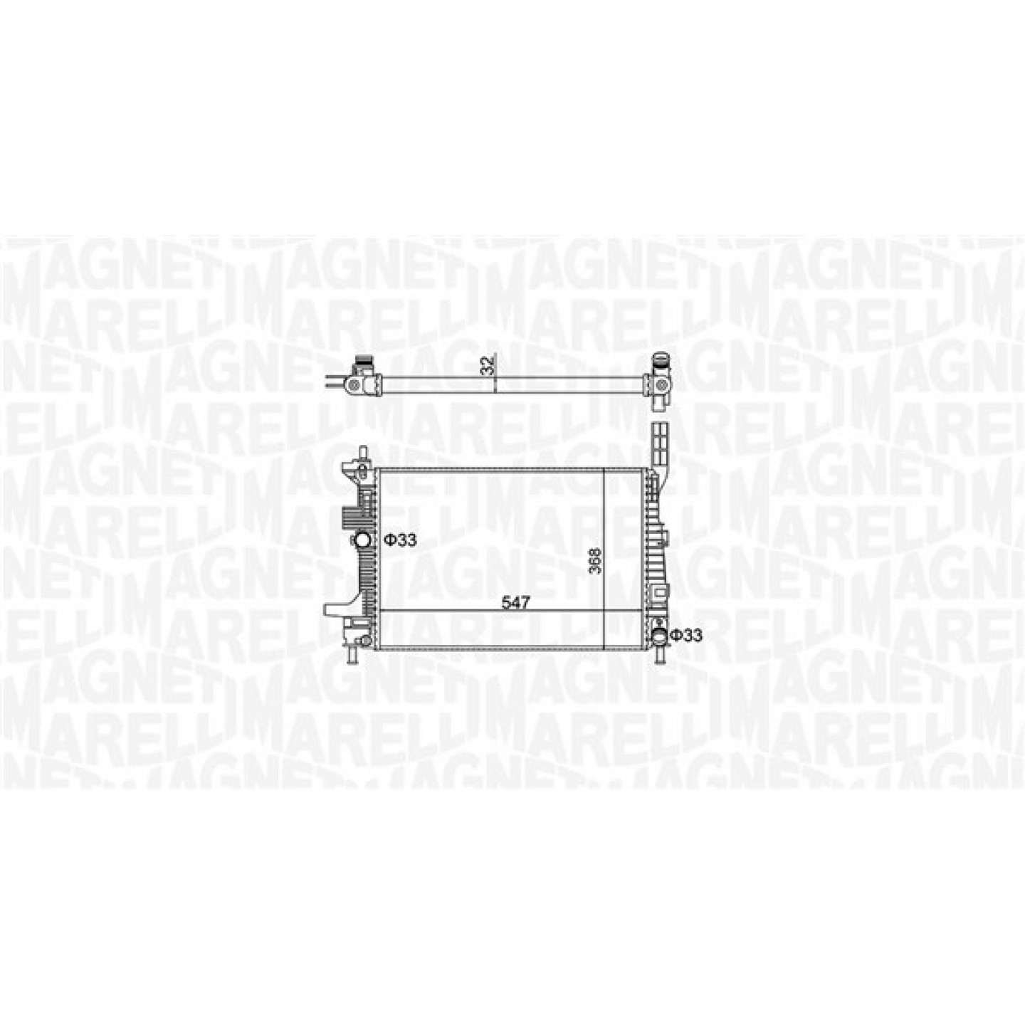 Magneti Marelli Radiateur 350213159700