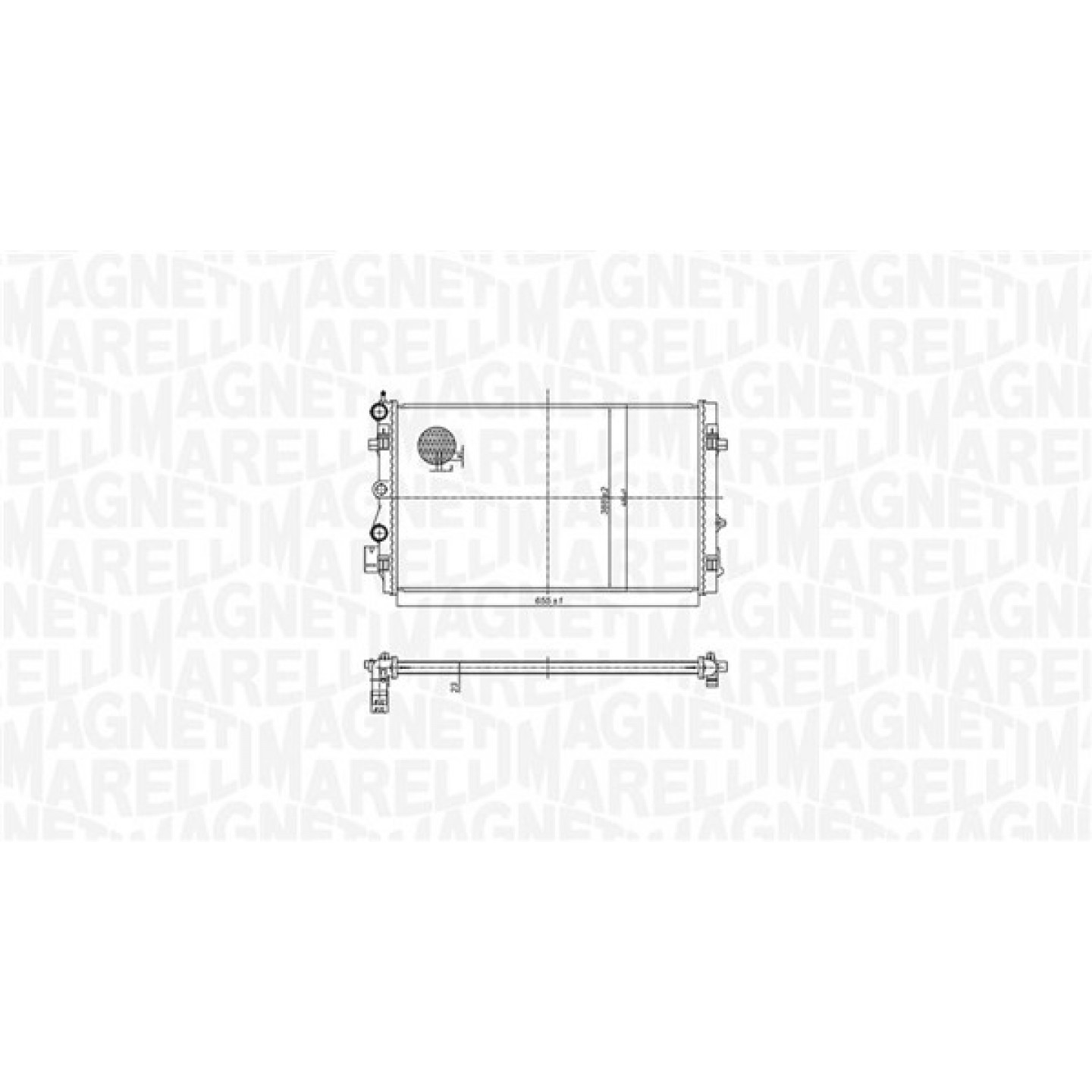 Magneti Marelli Radiateur 350213167900