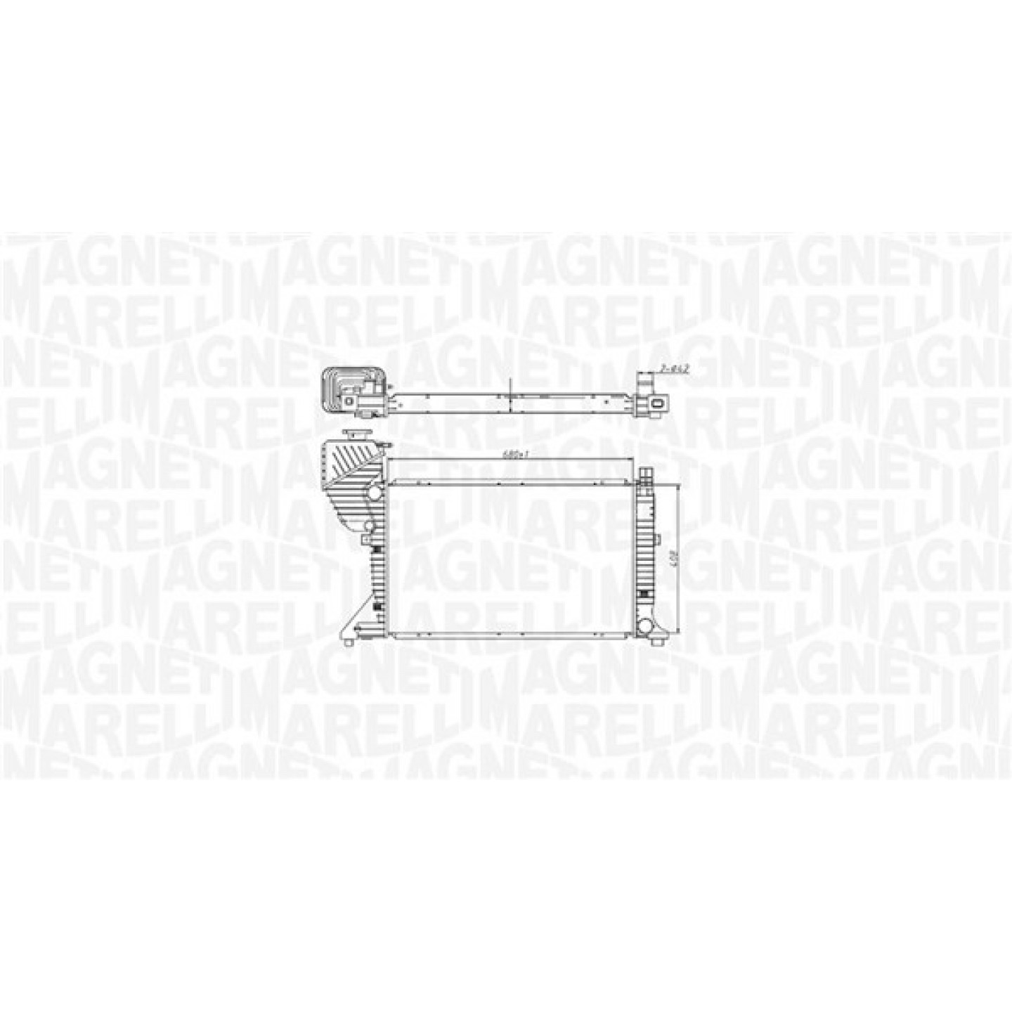 Magneti Marelli Radiateur 350213177400