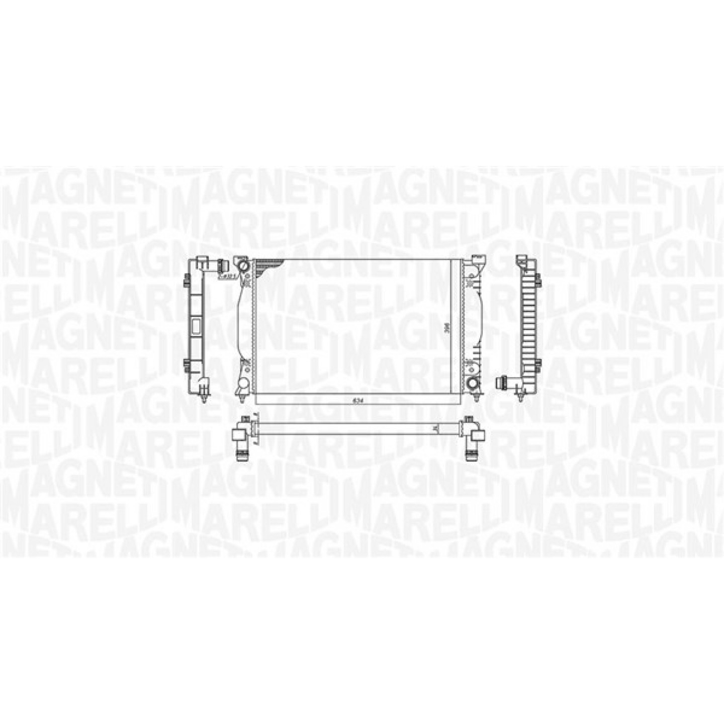 Magneti Marelli Radiateur 350213196700