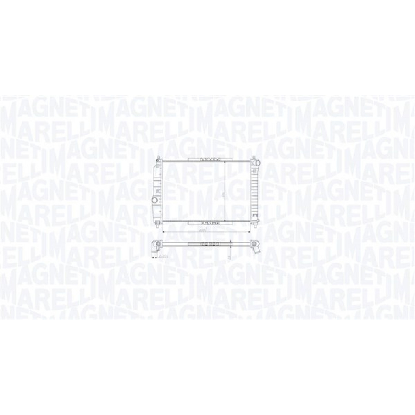Magneti Marelli Radiador, Refrigeración Del Motor 350213211800