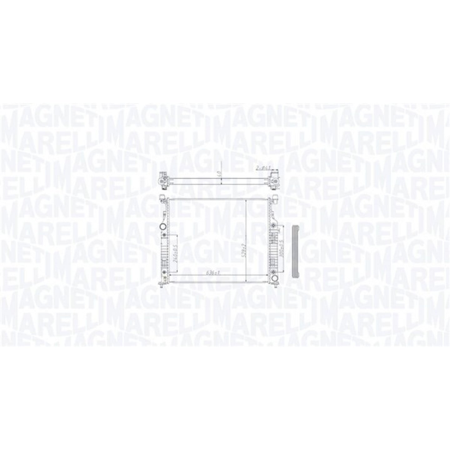 Magneti Marelli Radiatore, Raffreddamento Motore 350213212500
