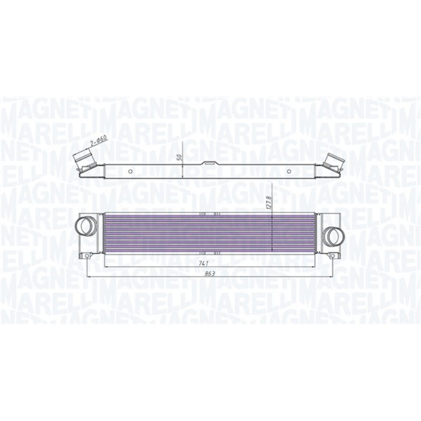 Intercooler MAGNETI MARELLI 351319204310
