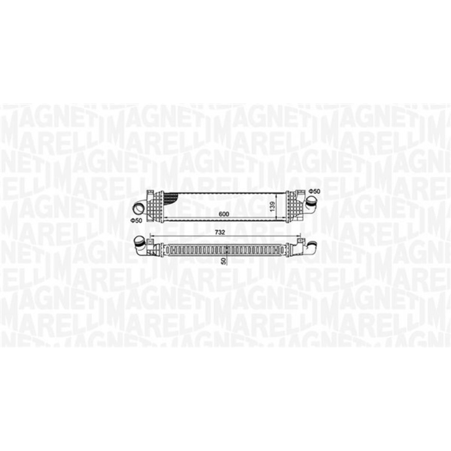 Intercooler MAGNETI MARELLI 351319204980