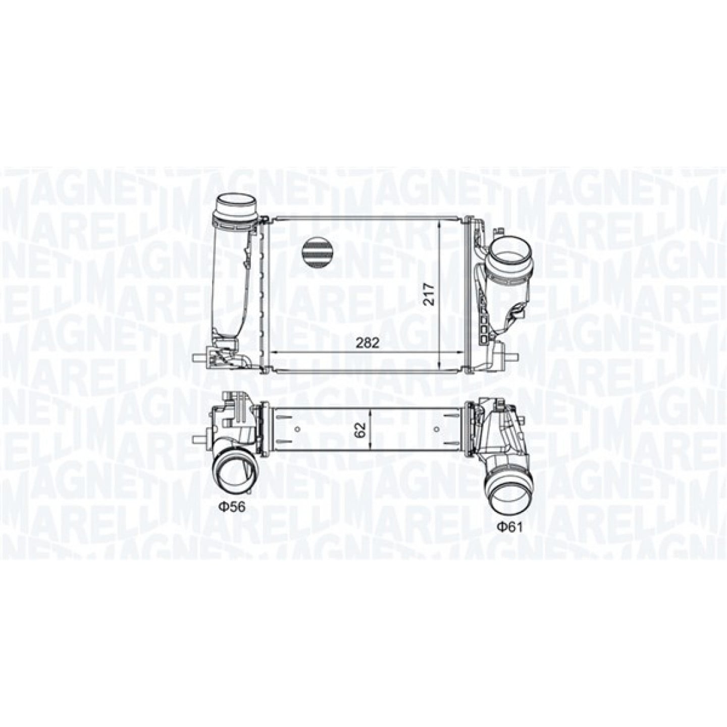 Intercooler MAGNETI MARELLI 351319205830