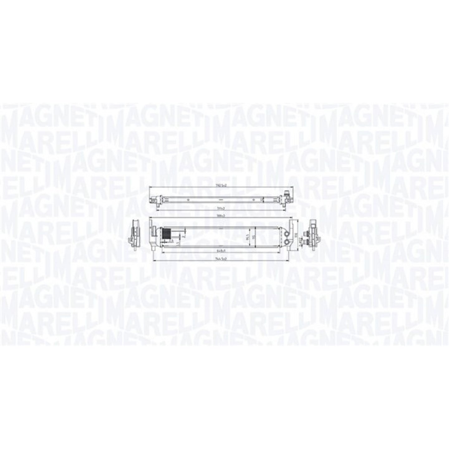 Ladeluftkøler MAGNETI MARELLI 351319206060