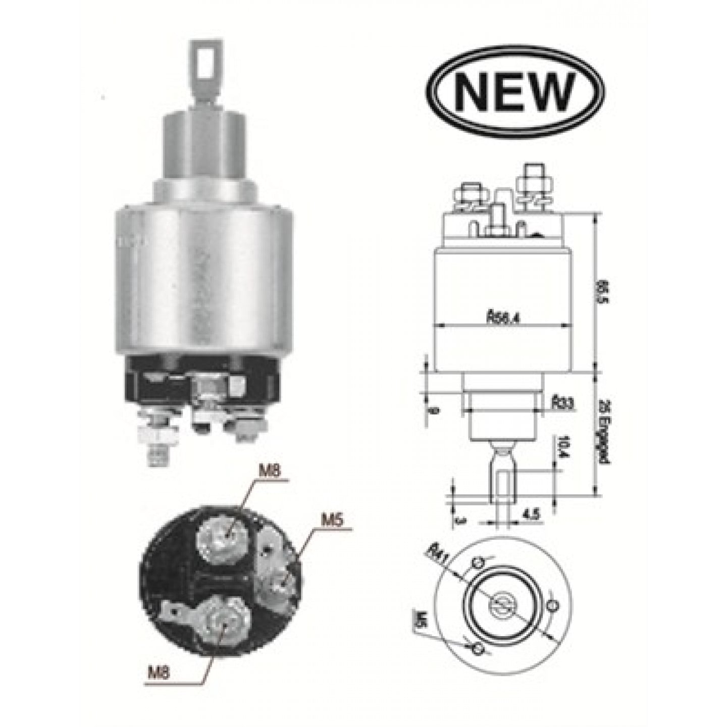 ELETTROMAGNETE MOTORINO AVVIAMENTO Fiat Uno Panda Y10 FIRE 085540071010 Marelli