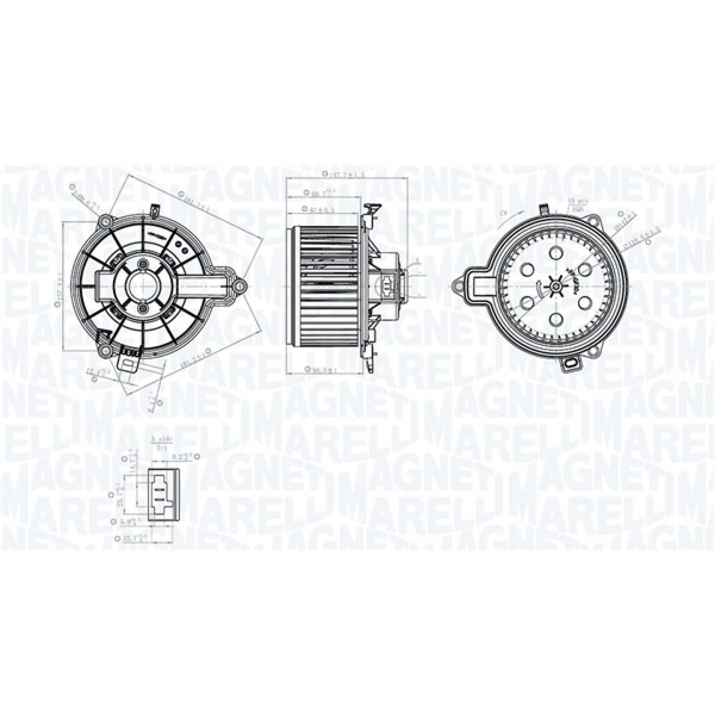 Interieurventilatie MAGNETI MARELLI 069412782010