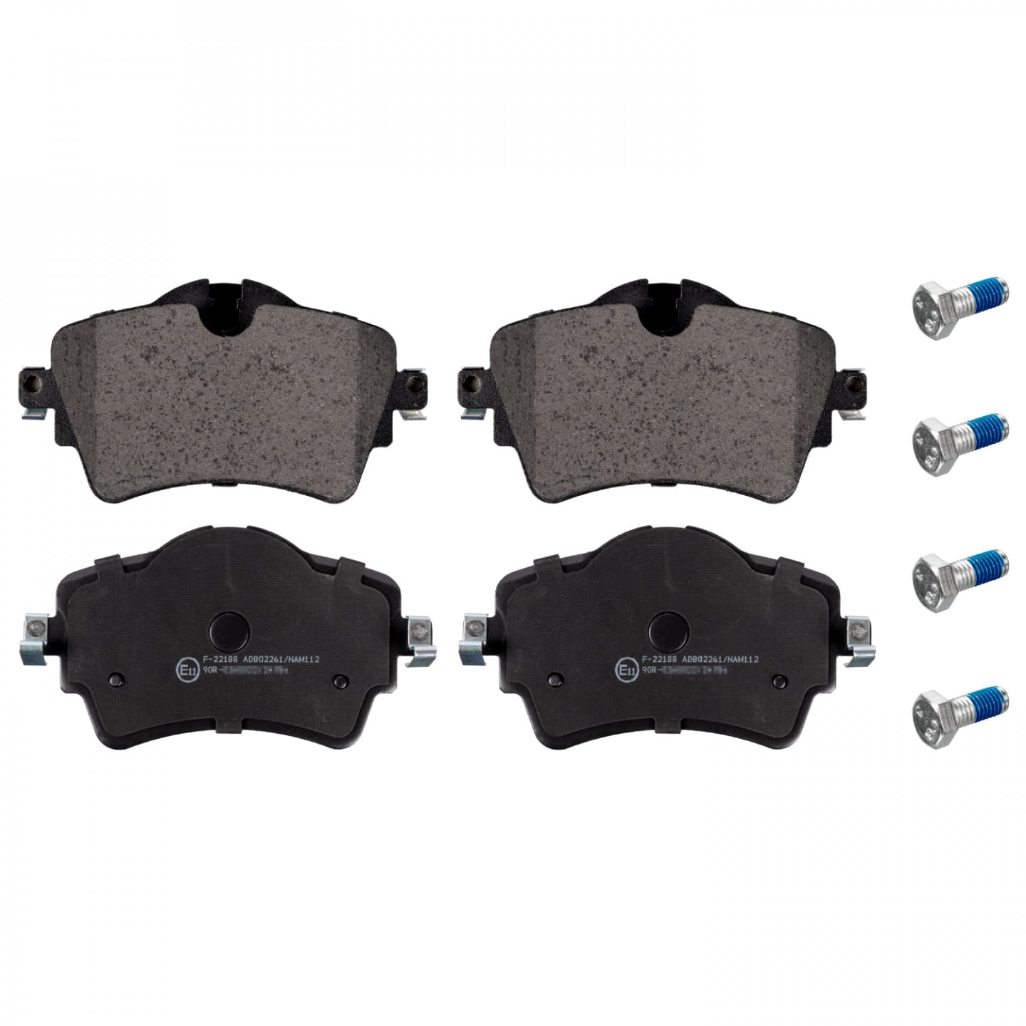 Blue Print ADN142154 Kit Pastiglie Freno A Disco - Ricambio Auto Nuovo, Montaggio Facile