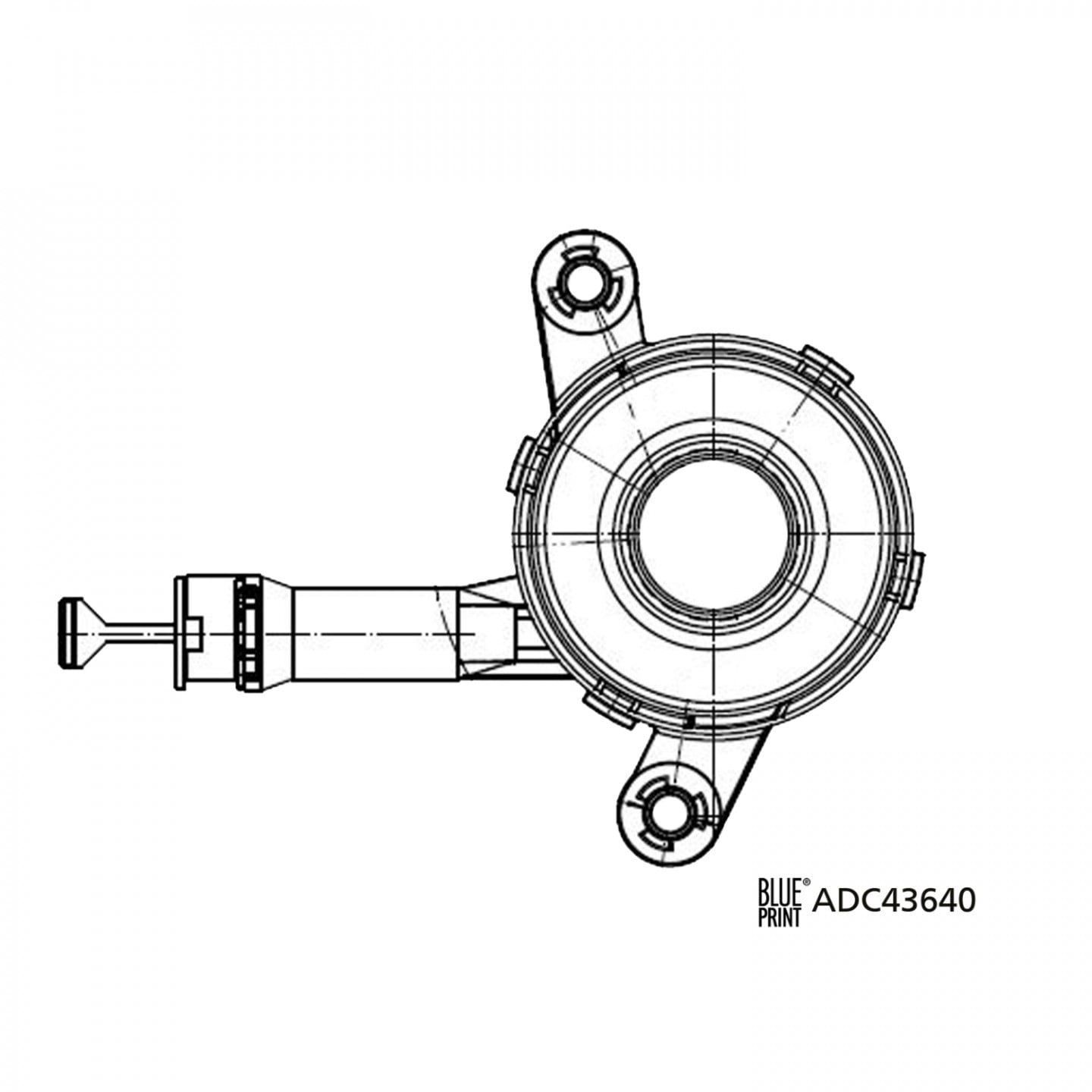 Centrální vysouvač, spojka BLUE PRINT ADC43640