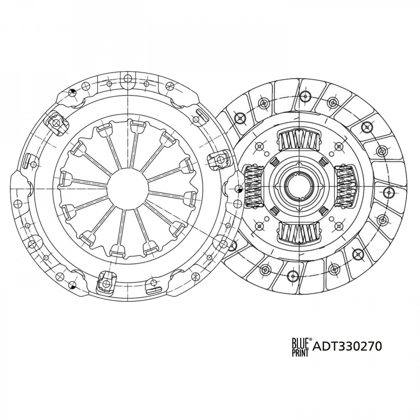 Koppelingsset BLUE PRINT ADT330270