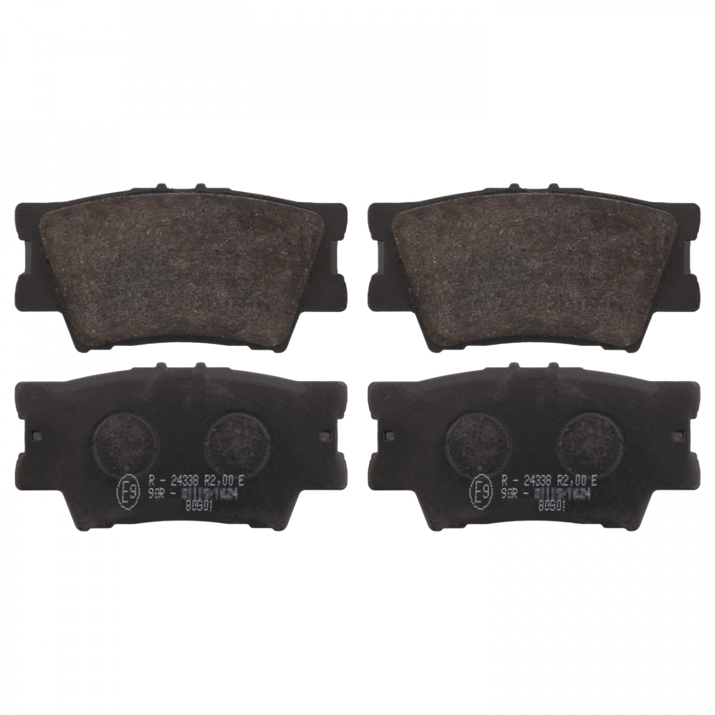 Kit Pastiglie Freno Anteriori Blue Print ADT342163 - Per Lexus IS II, III E IS C - Compatibile Con 04465-53020/53040