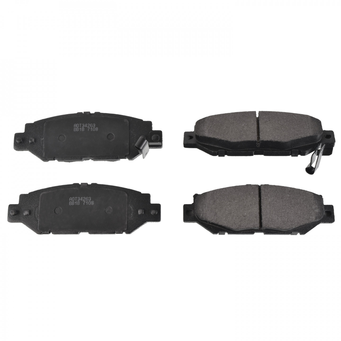 Kit pastiglie freno, Freno a disco Assale anteriore per SUBARU SUZUKI JUSTY SWIF
