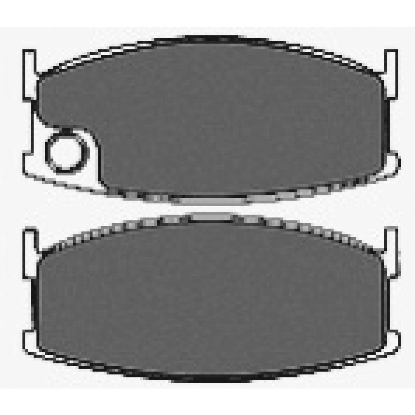Kit pastiglie freno, Freno a disco MAPCO 6147
