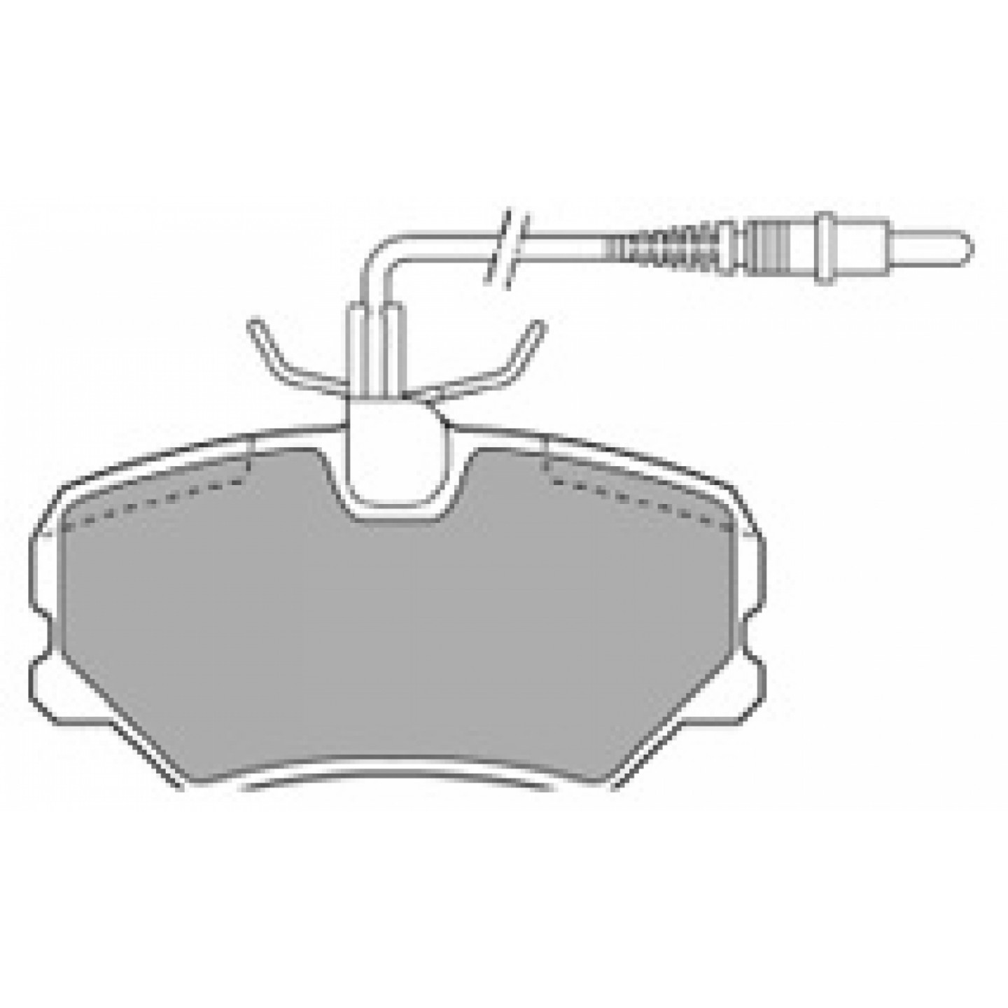 Kit de plaquettes de frein, frein à disque MAPCO 6309