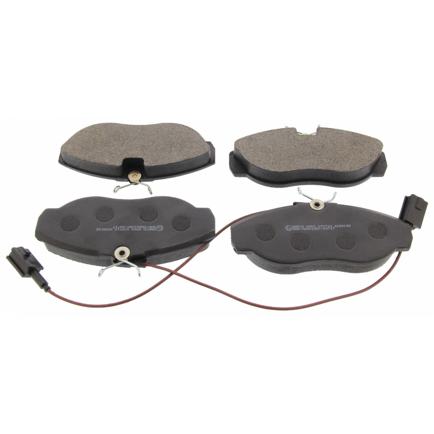 Kit pastiglie freno, Freno a disco MAPCO 6563