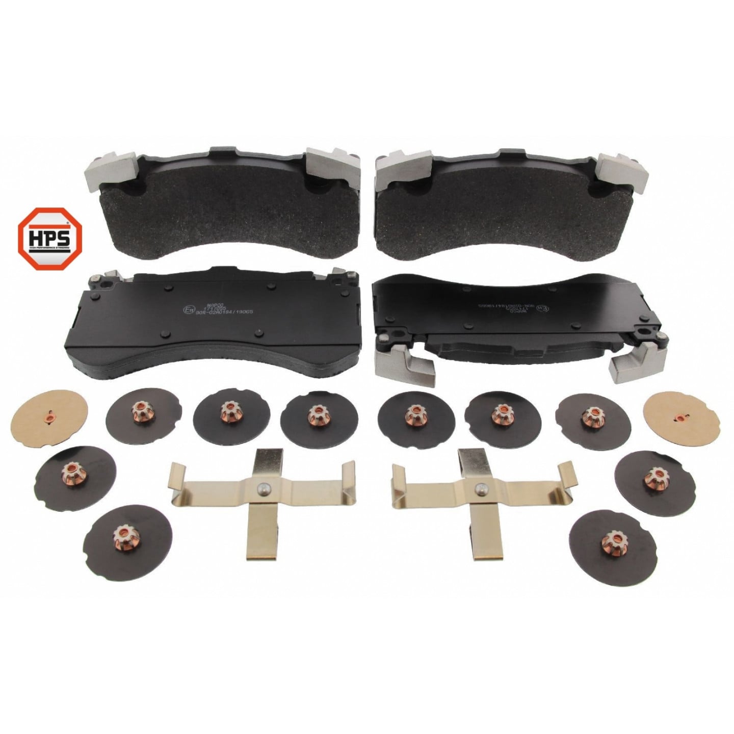 Kit pastiglie freno, Freno a disco MAPCO 6676HPS