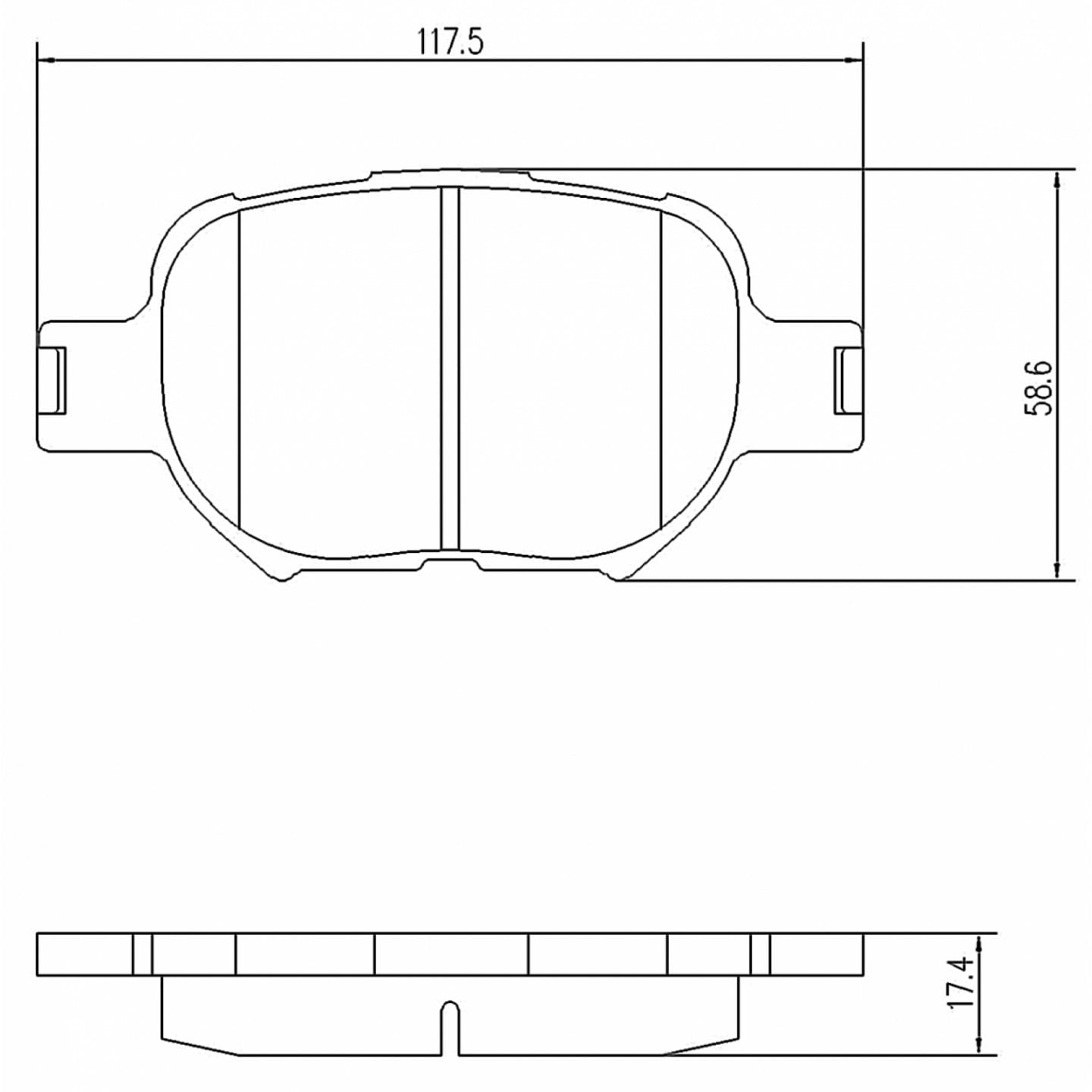 Kit pastiglie freno, Freno a disco MAPCO 6767