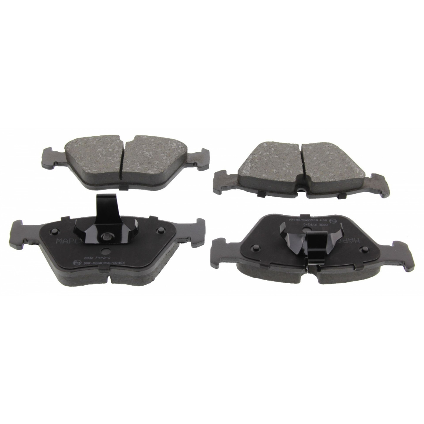 Kit pastiglie freno, Freno a disco MAPCO 6932