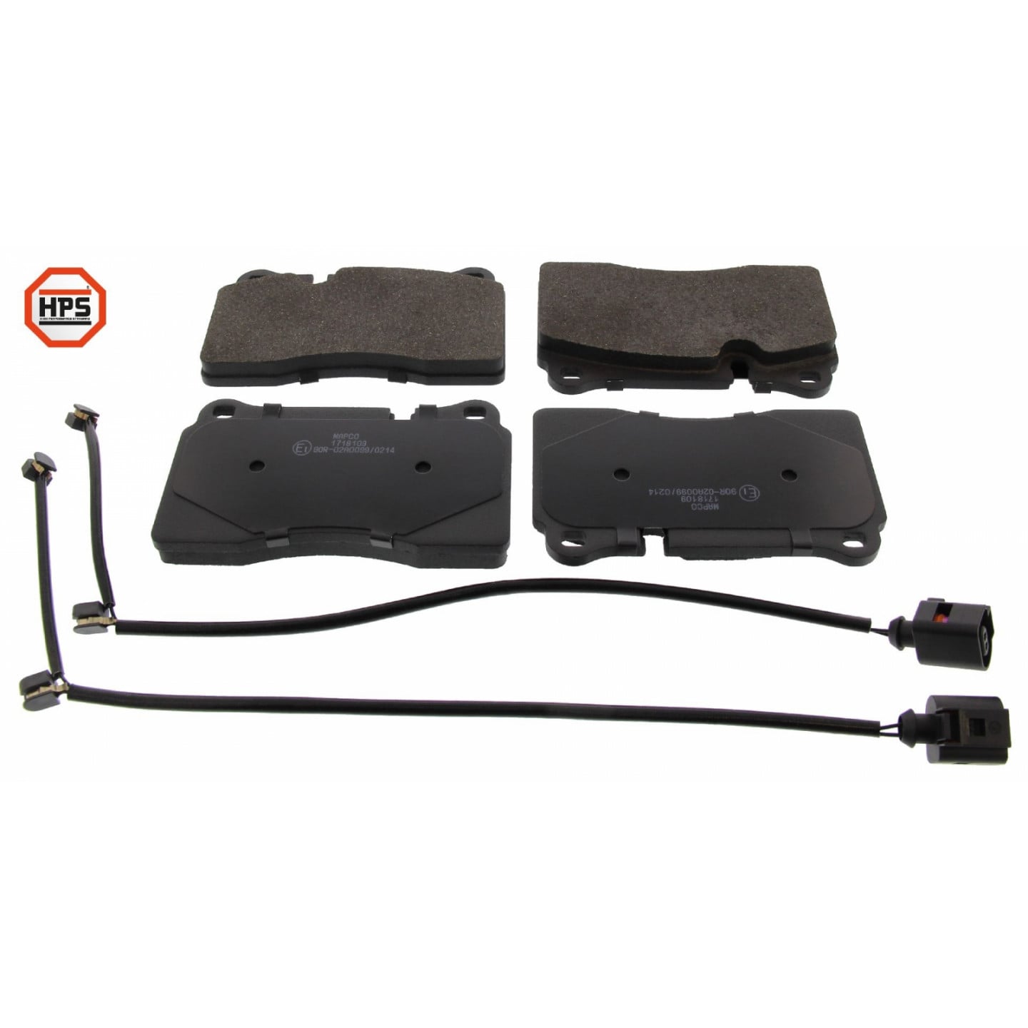 Kit de plaquettes de frein, frein à disque MAPCO 6991HPS