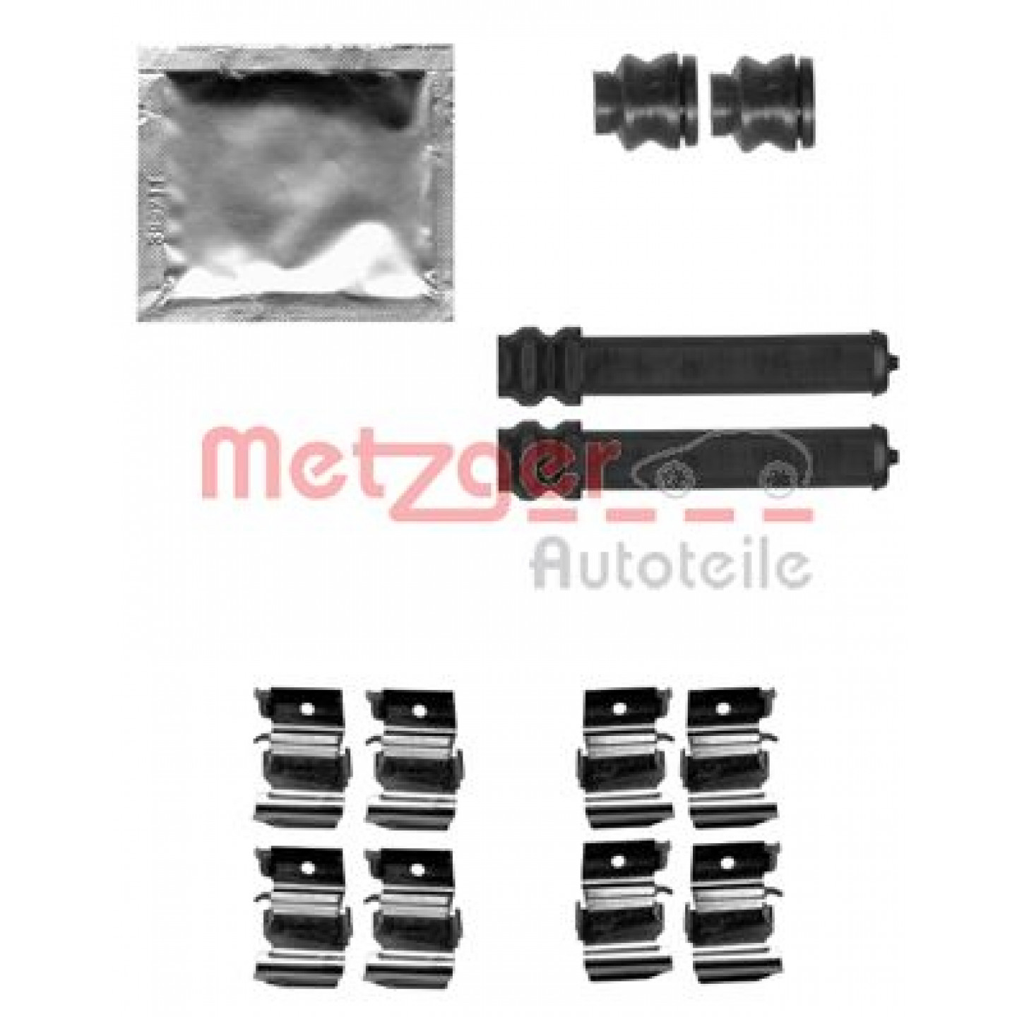 Sada příslušenství, obložení kotoučové brzdy METZGER 109-1855