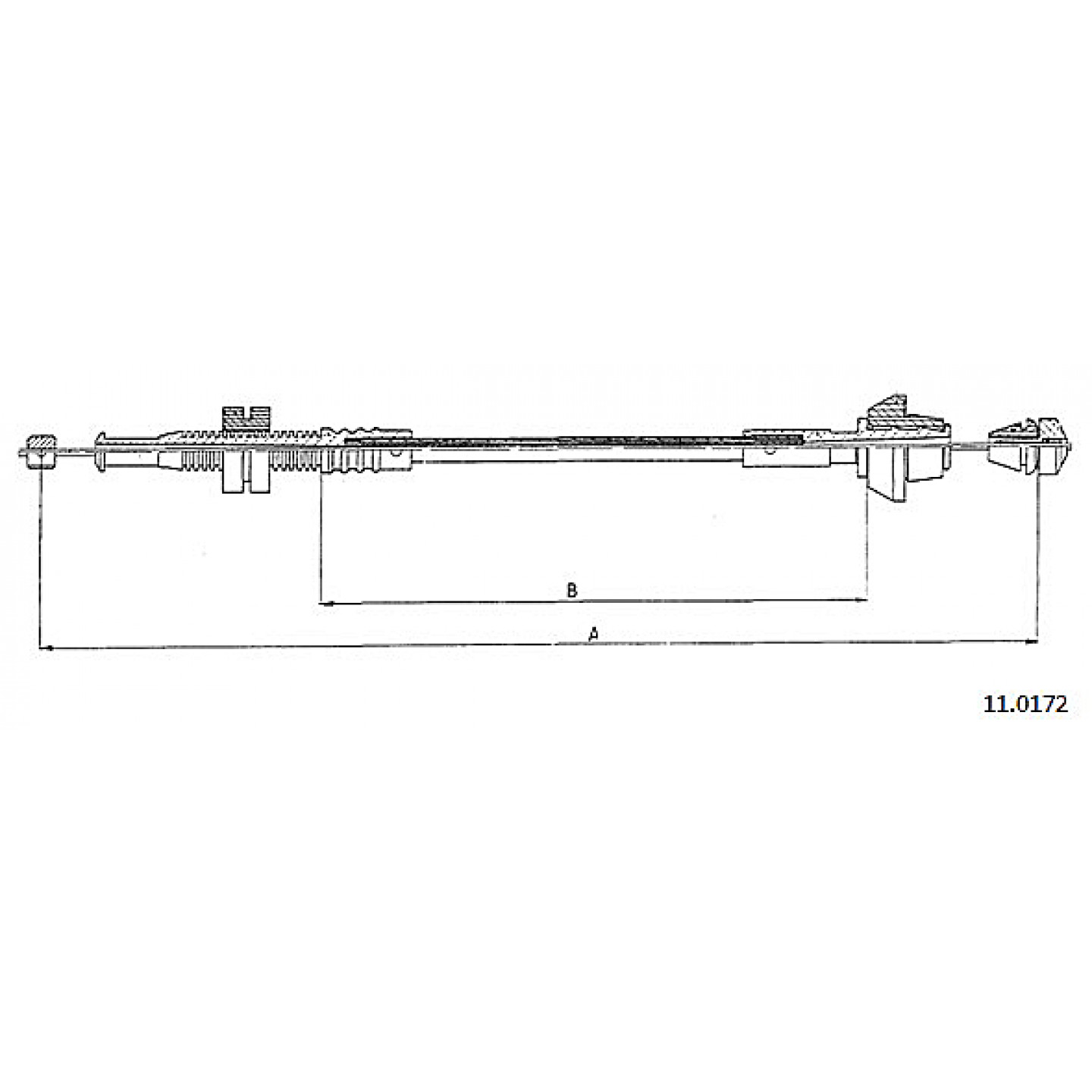 Gaskabel METZGER 11.0172