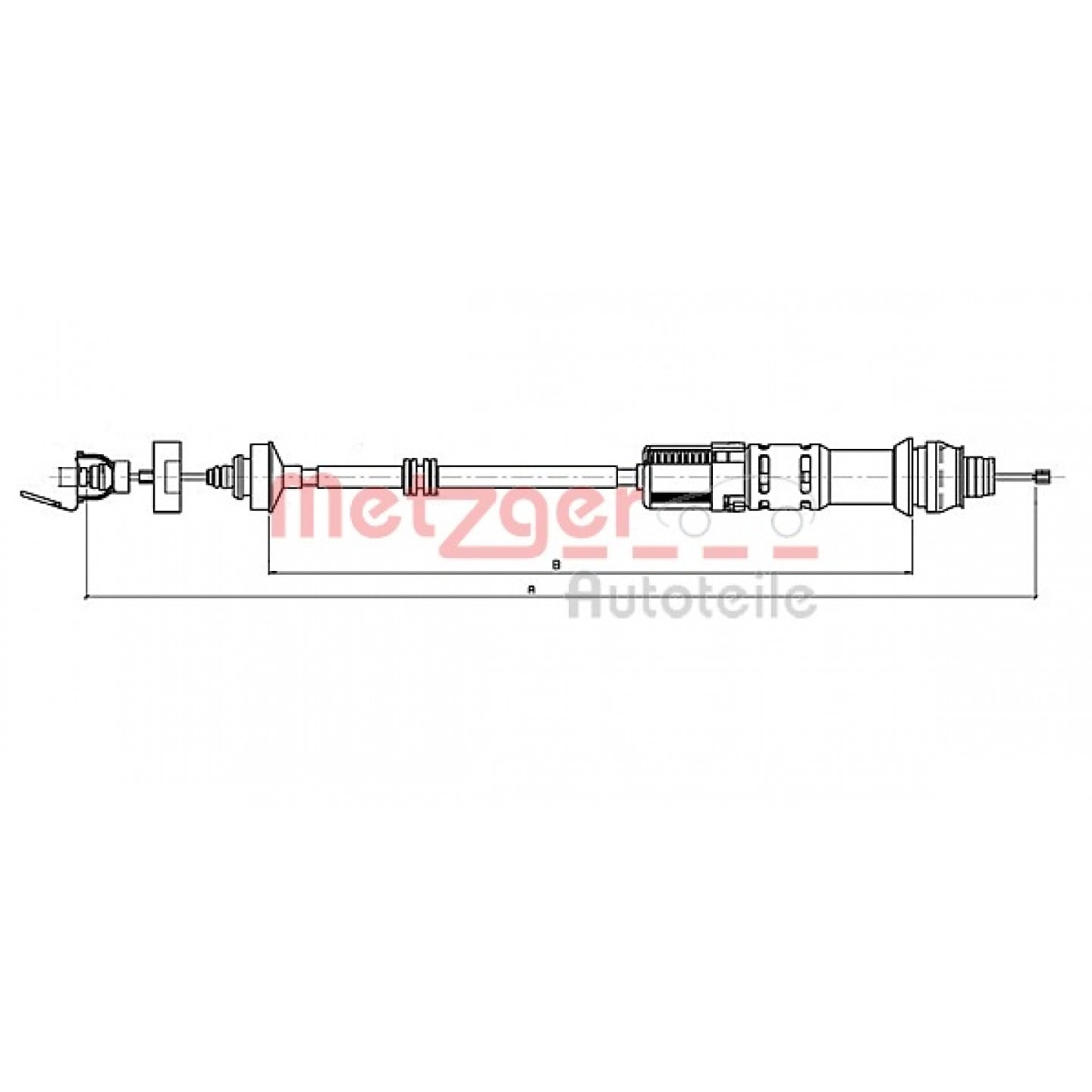Koppelingkabel METZGER 11.2199