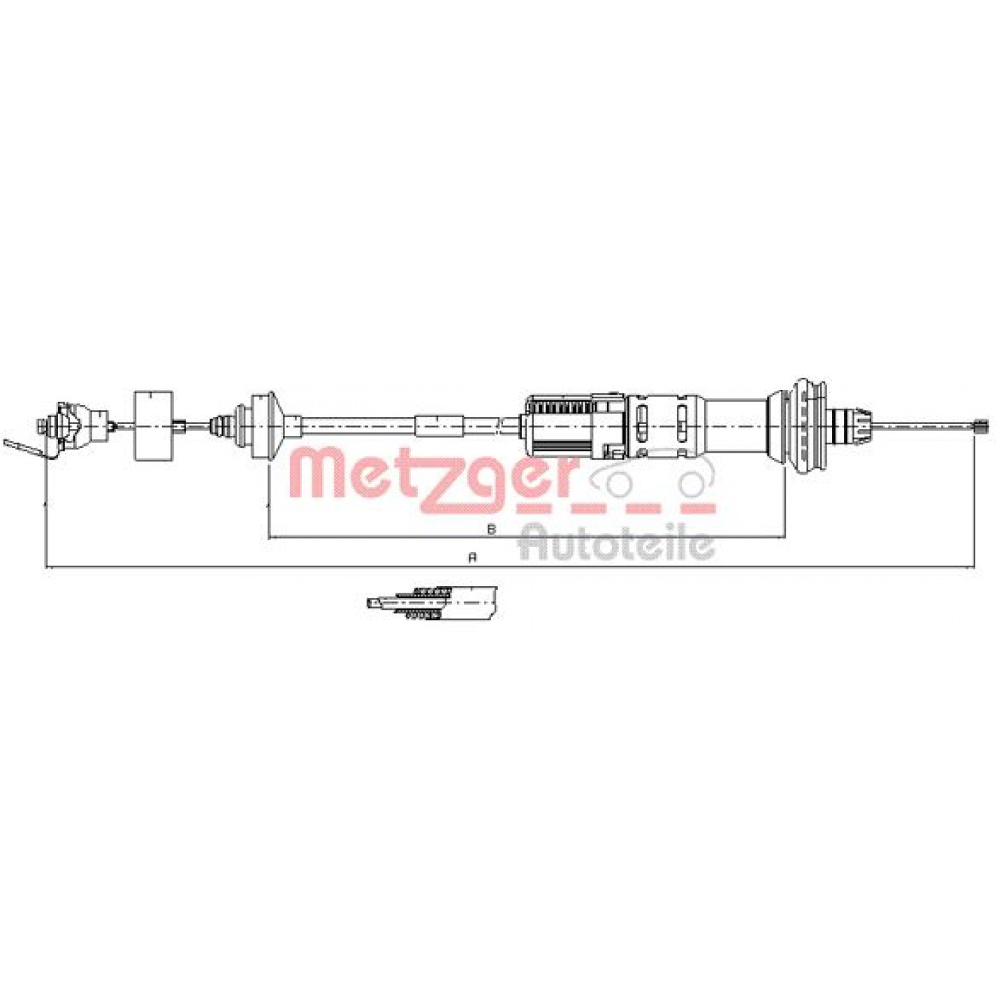 Koblingskabel METZGER 11.3059