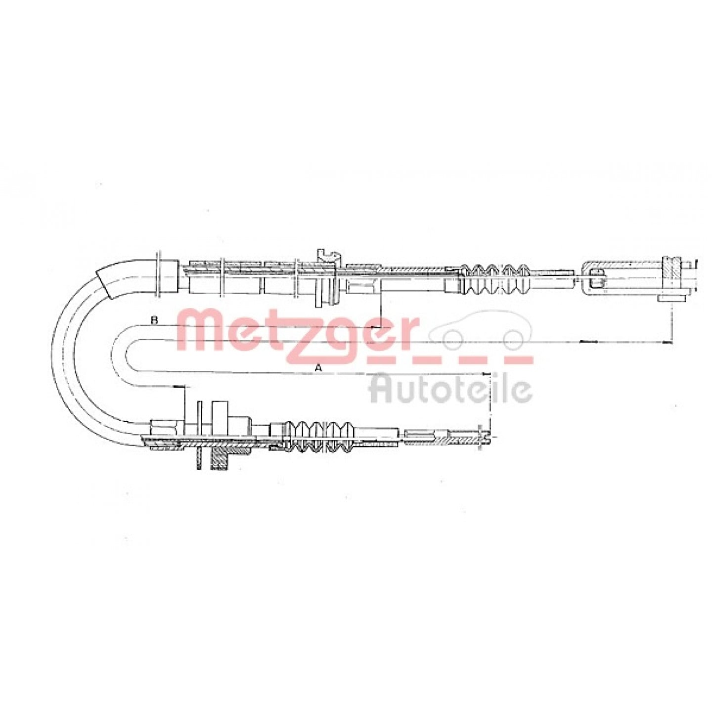 Koppelingskabel METZGER 11.3910