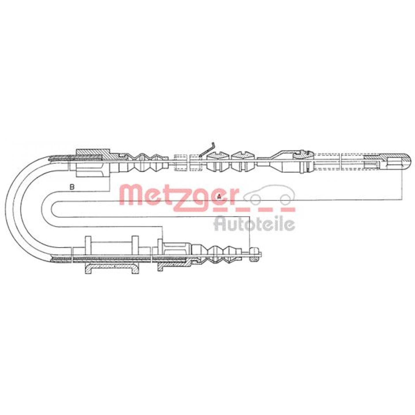 Seilzug, Feststellbremse METZGER 11.593