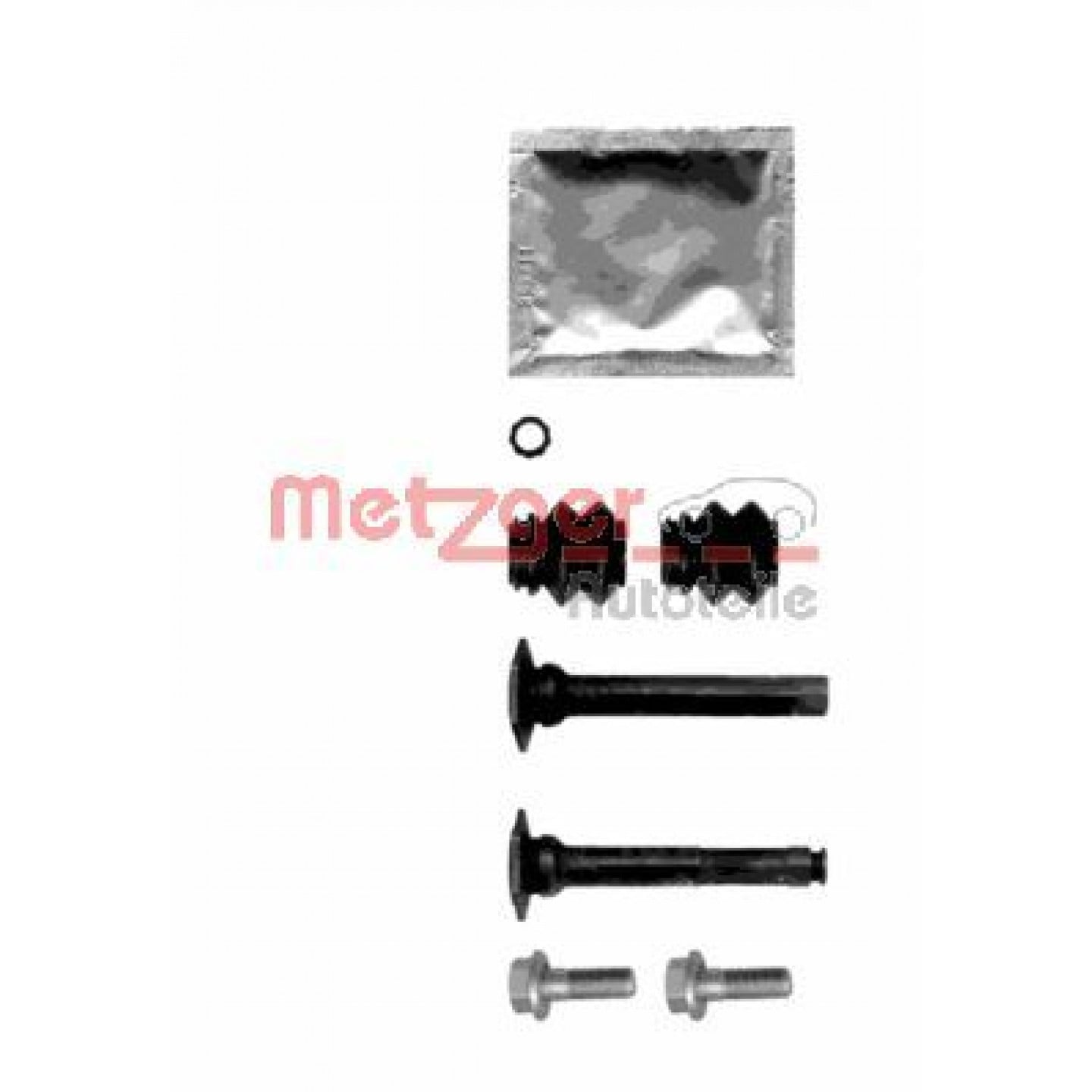 METZGER 113-1390X Kit manicotti di guida Pinza freno Assale anteriore