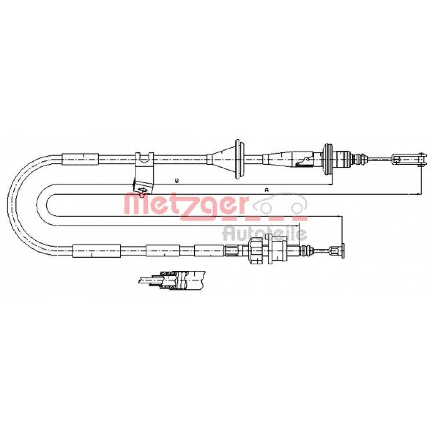 Koppelingskabel METZGER 18.6112
