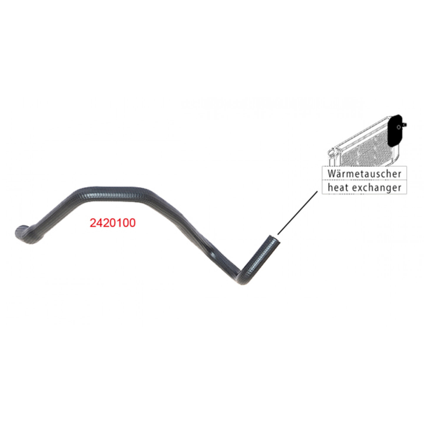 Kølerslange METZGER 2420100