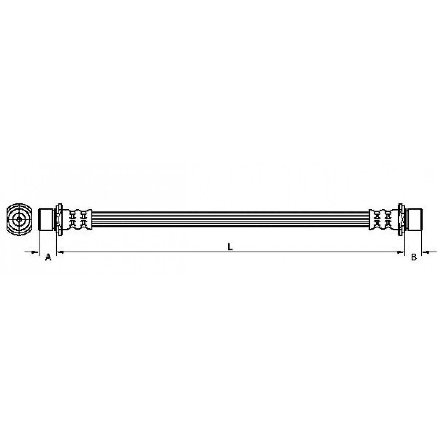 Bremsschlauch METZGER 4110056