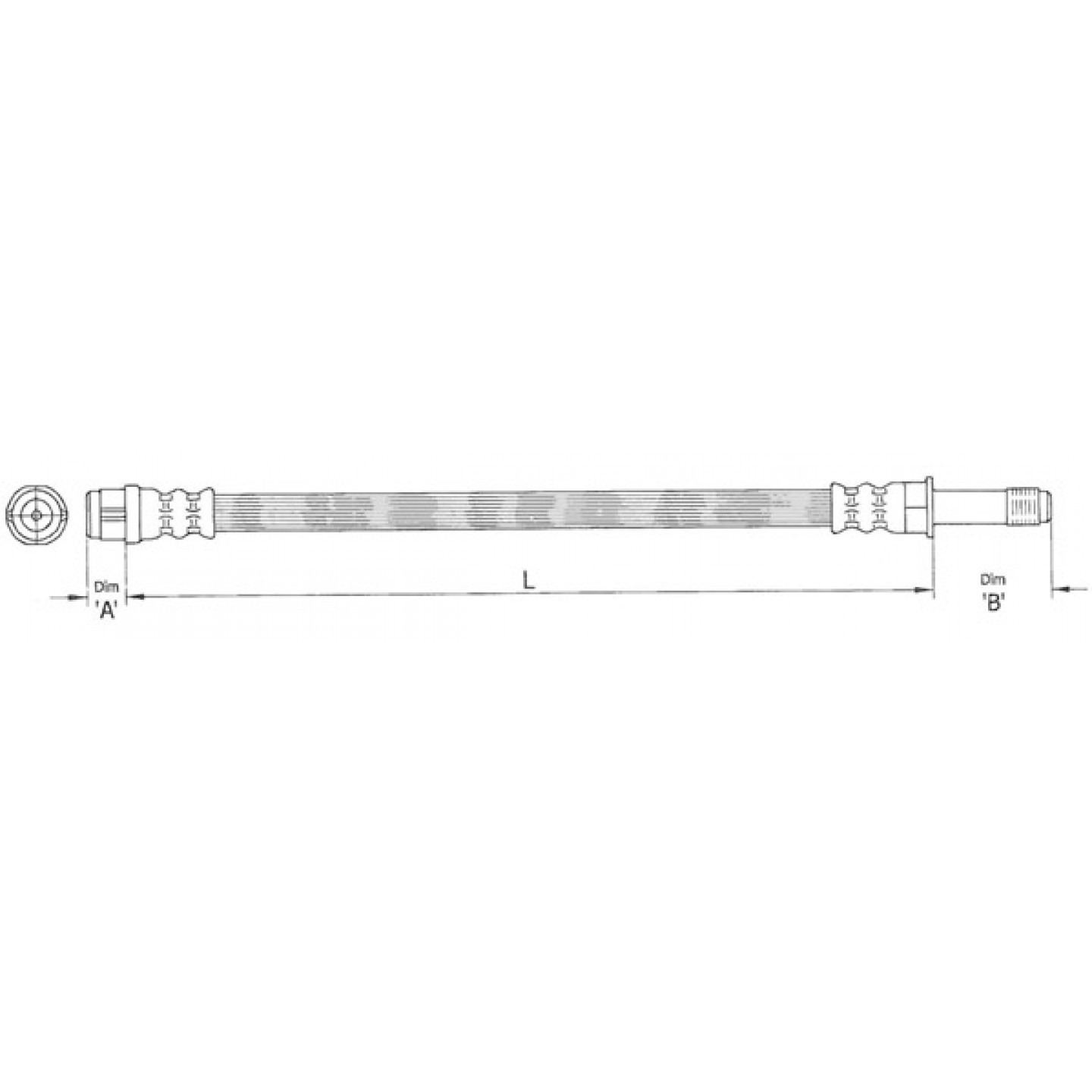 Bremseslange METZGER 4110363