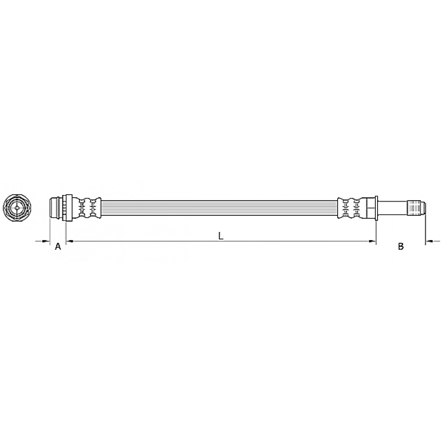 Bremseslange METZGER 4110798
