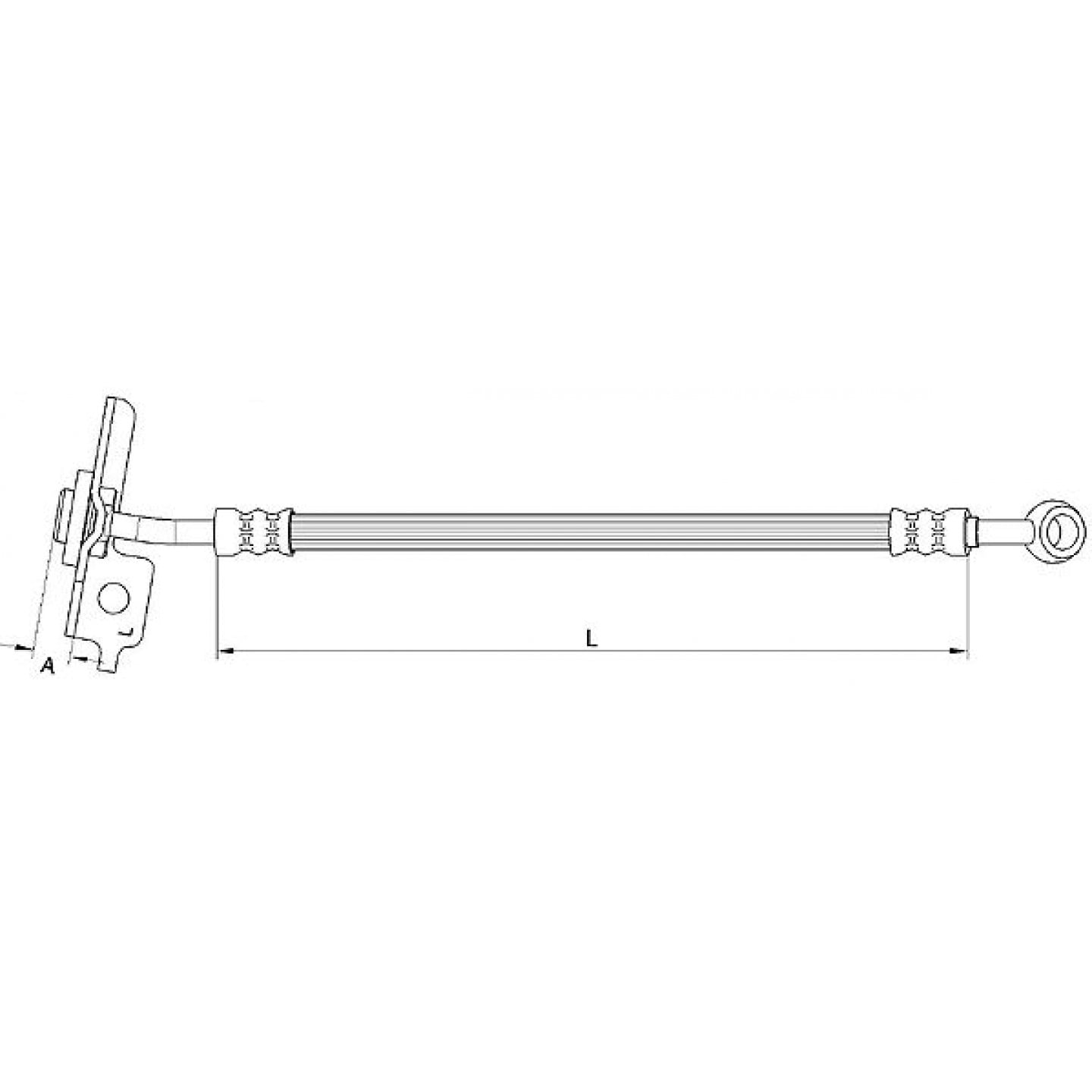 Bremseslange METZGER 4111055