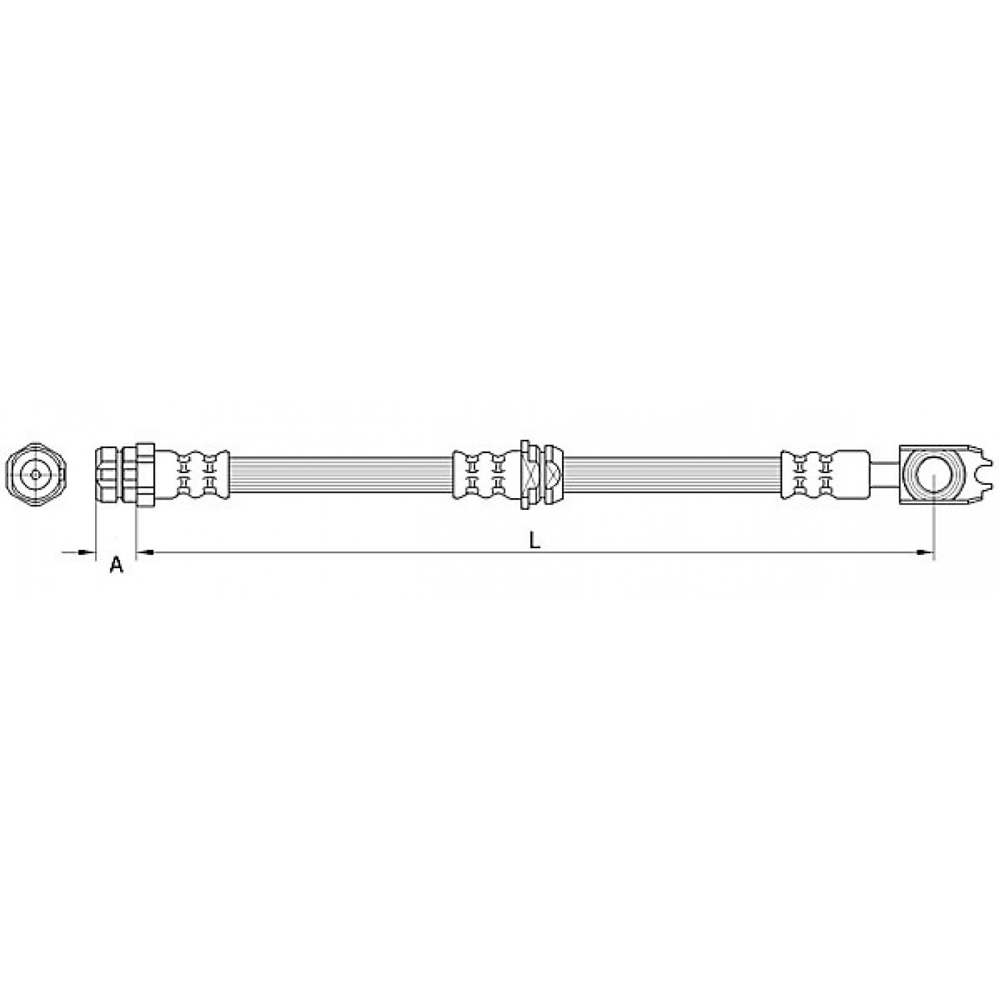 Bremseslange METZGER 4111474