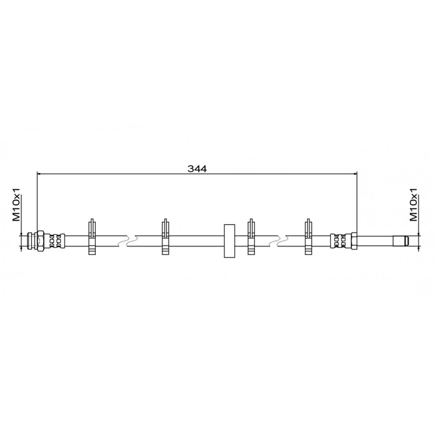 Bremsschlauch METZGER 4111499