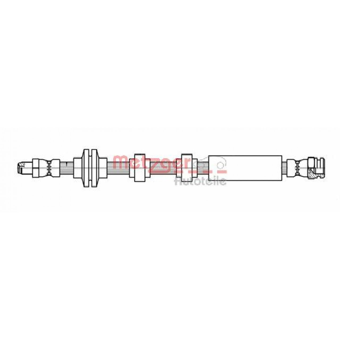 Bremsschlauch METZGER 4111803