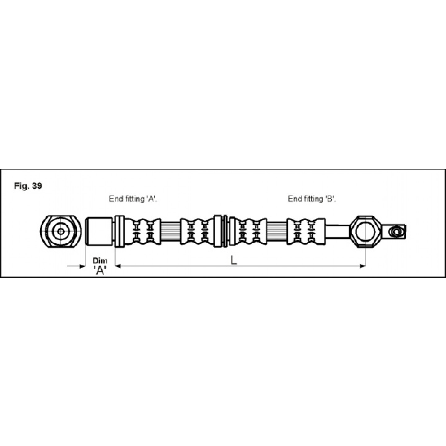 Bremsschlauch METZGER 4112213