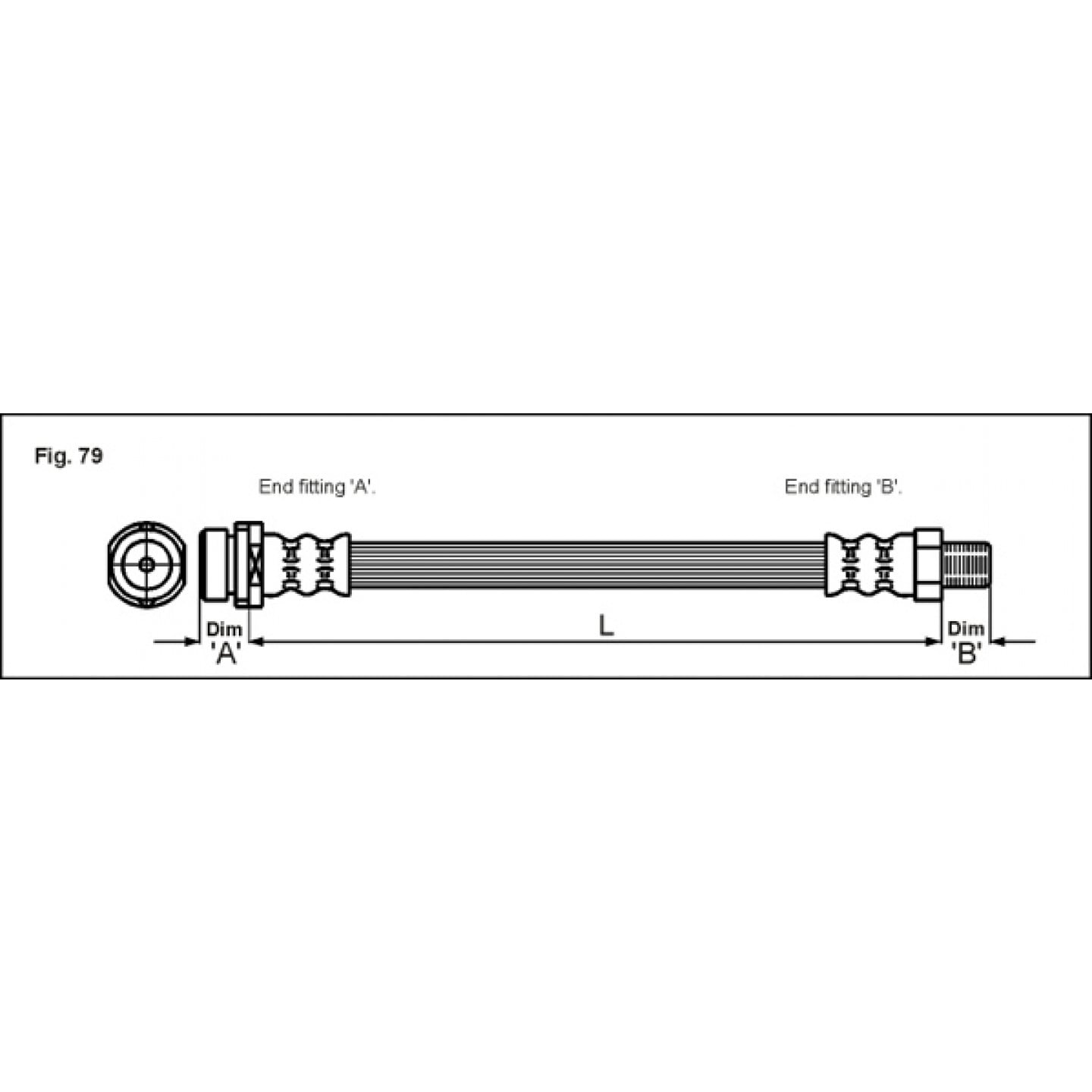 Bremsschlauch METZGER 4112519
